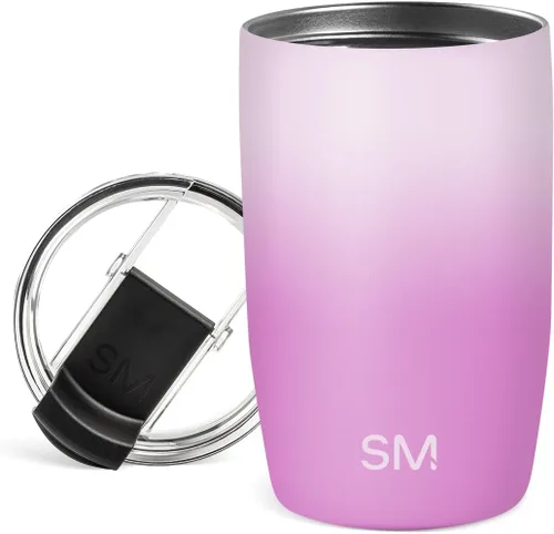 Vista 41 de Simple Modern Taza de café de viaje Tumbler con tapa abatible Reutilizable, aislada, de acero inoxidable, taza de café helado Cold Brew, termo