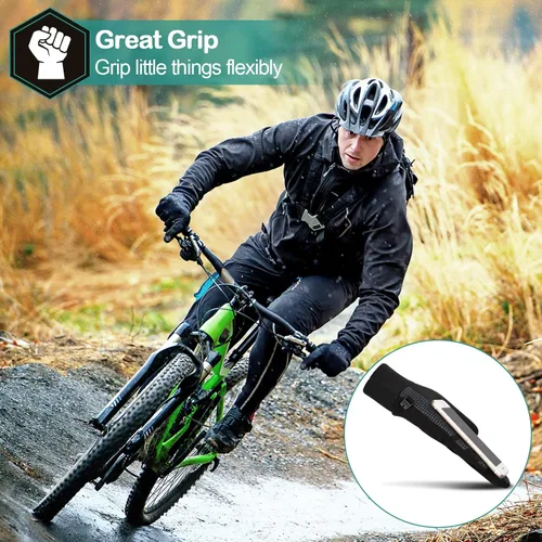 Vista 4 de Cevapro Guantes de invierno ligeros para mujeres y hombres con forro para pantalla táctil abrigados para correr hacer senderismo y ciclismo