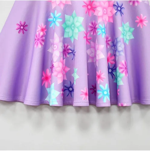 Vista 6 de MirabelPepaDoloresLuisaIsabela - Disfraz de cosplay para niñas falda de princesa traje de cumpleaños