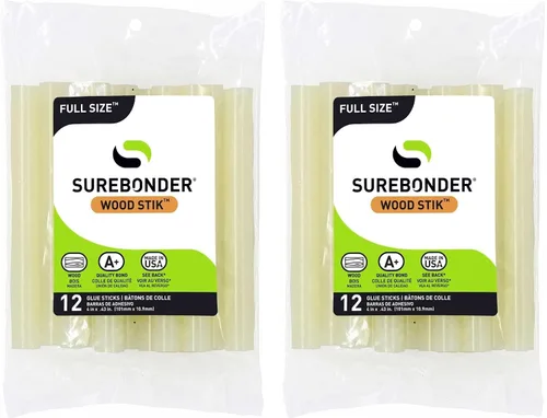 Vista 8 de Surebonder WS-12 - Barras de pegamento caliente de tamaño completo para carpintería, alta resistencia, unión rápida, pegamento caliente