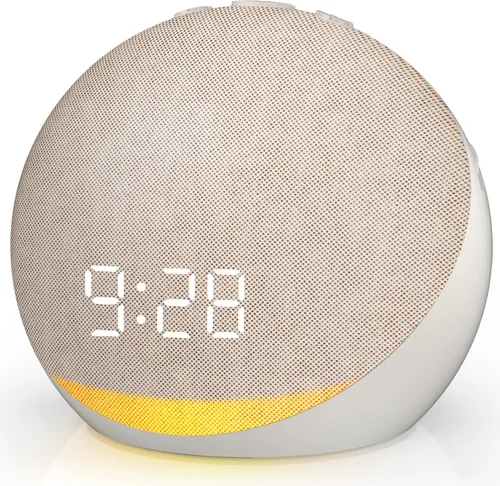 Vista 11 de Máquina de Sonido Reloj Despertador para Dormitorio: 25 Sonidos Naturales de Sueño - Máquina de Ruido Blanco para Adultos, Niños y Bebés - Suave