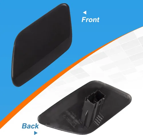 Vista 5 de Tapa de boquilla para limpiaparabrisas delantero para Volvo S60 2011 2012 2013 39802681 39802699 (negro, lado izquierdo del conductor)