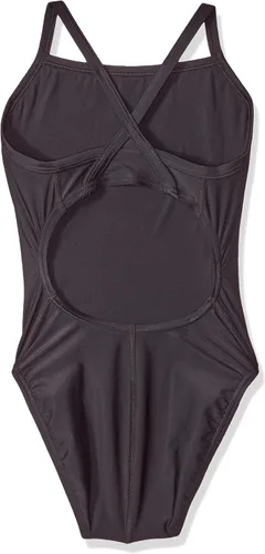 Vista 2 de Speedo Traje de baño de una pieza para mujer PowerFlex Flyback liso colores de equipo adulto