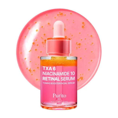 Vista 12 de PURITO Retinol 0.1% + Retinal 0.1% Suero facial antienvejecimiento para arrugas, líneas finas y piel más firme Retinoides duales con NAD+