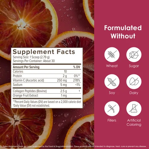 Vista 2 de Body Firm Youthful Essence Radiance - Péptidos de colágeno renovadores 30 porciones