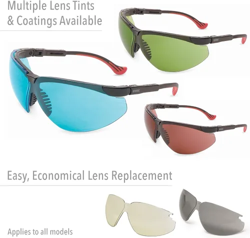 Vista 7 de Uvex by Honeywell Genesis XC - Lentes de seguridad, color negro