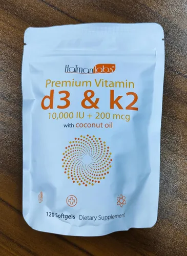 Vista 10 de newseel Cápsulas de vitamina D3 K2, suplemento de vitamina D3 y K2, suplemento de vitamina D3 y K2, suplemento D3, cápsulas blandas de aceite