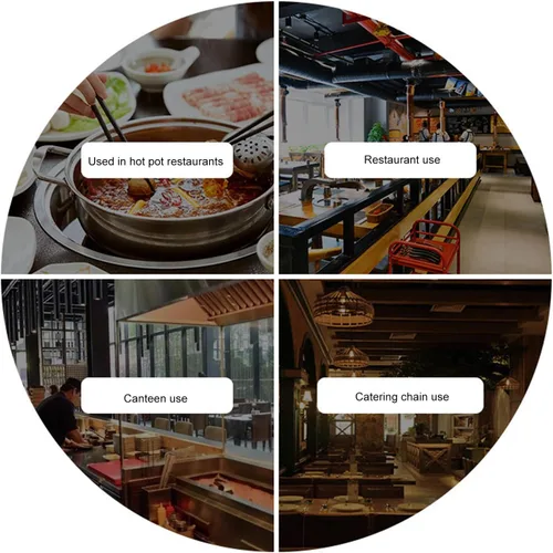 Vista 7 de Zerodis Máquina de jamón de acero inoxidable para prensa casera de carne de delicatessen con termómetro