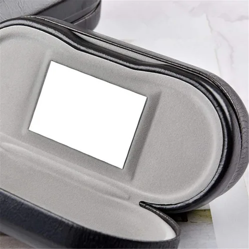 Vista 6 de 2 in 1 Dual Glasses Case Hard Shell Eyeglass Case Protective for 2 Eyeglasses (Not Suitable for Sunglasses)
