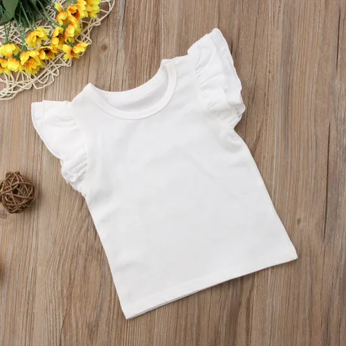 Vista 7 de Mubineo - Camiseta de manga corta para bebé, algodón, diseño liso