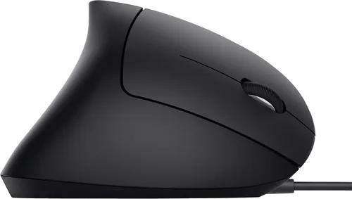 Vista 7 de Trust Verto - Ratón ergonómico con cable, vertical con iluminación LED, 1000-1600 DPI, 6 botones, para usuarios diestros, mouse de computadora