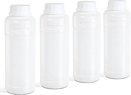 Vista 8 de DEMORA Botellas redondas de reactivo de laboratorio (semi-transparentes, 16 oz)
