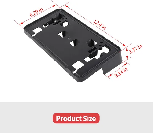 Vista 3 de Jimen Soporte de matrícula para 2021+ F150, soporte de placa frontal compatible con Ford F150 2021-2023