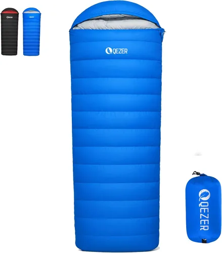 Vista 13 de Down Sleeping Bag for Adults, 600 Fill Power Ultralight Backpacking Negro