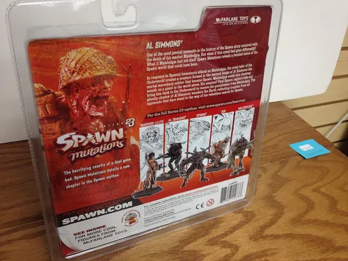 Vista 4 de McFarlane Spawn Mutations serie 23figura de acción al Simmons