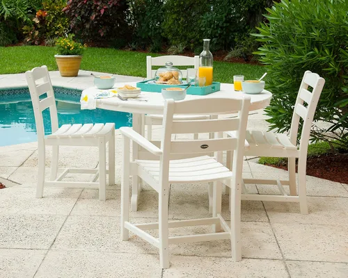 Vista 2 de POLYWOOD® La Casa Café - Juego de comedor, gris pizarra Pizarra gris