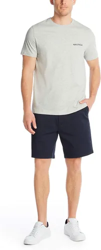 Vista 2 de Nautica - Camiseta de manga corta lisa y cuello redondo