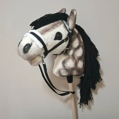 Vista 5 de Dapple - Caballo en palo para niños, caballo de juguete en palo