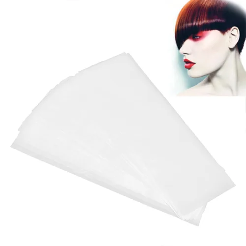 Vista 6 de Papel de tinte para el cabello, 100 piezas profesional para colorear el cabello, tiras de resaltado de cabello, tiras reutilizables para teñir