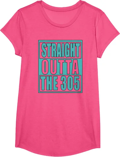 Vista 11 de Miami Straight Outta The 305 Funny South Florida Fan - Camiseta
