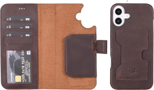 Vista 88 de Venito Florence - Funda de piel compatible con Samsung Galaxy S9, extra segura con bloqueo RFID, cartera desmontable para teléfono (gris decolorado)
