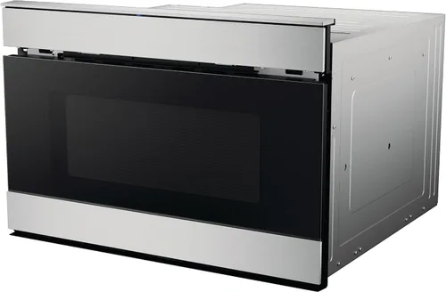 Vista 4 de SHARP SMD2489ES Horno de microondas inteligente tipo cajón con apertura Easy Wave, 24 pulgadas, 1.2 pies cúbicos, 950 vatios, panel de control