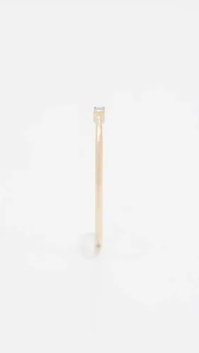 Vista 5 de Zoe Chicco Anillo apilable de baguette de diamante negro de 14 quilates para mujer, Metal, Diamante