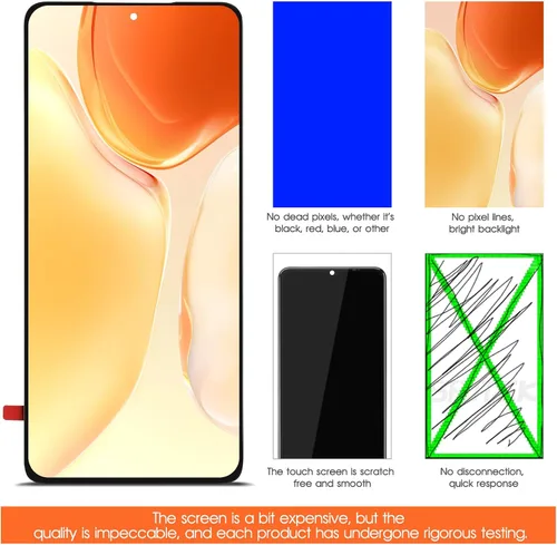 Vista 6 de Para Moto G Stylus 5G 2025 Reemplazo de pantalla para Moto G Stylus 5G 2025 Pantalla LCD XT2517-1 XT2517 Pantalla LCD Digitalizador Pantalla táctil