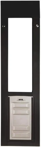 Vista 3 de Endura Flap Puerta para gatos para ventanas corredizas horizontales Marco de aluminio resistente a la intemperie con solapa aislada de doble capa