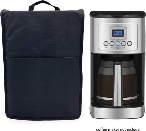 Vista 7 de Wanty Protector de nailon resistente al agua para cafetera Cuisinart DCC-3200P1 Perfectemp, 14 tazas programable con jarra de vidrio