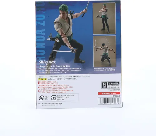 Vista 4 de TAMASHII NATIONS - Una serie de Netflix: One Piece - Figura de acción Roronoa Zoro S.H.Figuarts