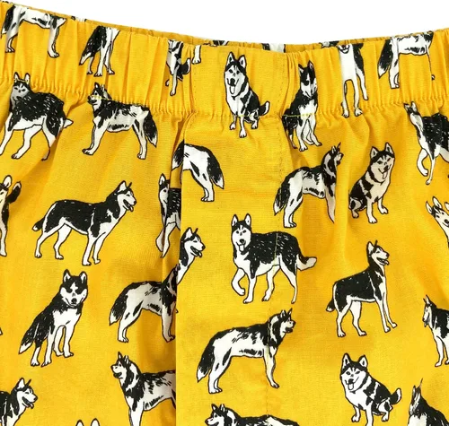 Vista 4 de ROCK ATOLL Calzoncillos tipo bóxer de algodón con estampado novedoso y llamativo para hombre