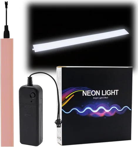 Vista 15 de Panel LED flexible, hoja de panel electroluminiscente EL cinta cortable suave para máscara de ojos, cosplay, decoración de fiesta, bricolaje