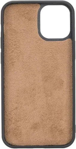 Vista 8 de HARDISTON Funda de Billetera de Cuero Genuino Hecha a Mano Compatible con iPhone 12 Mini 5.4'' Funda Magnética Desmontable con Tapa Abatible