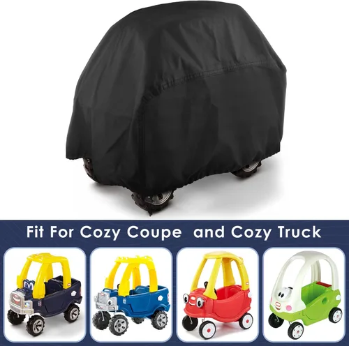Vista 2 de ERKOON Funda impermeable para coche de paseo para niños, funda impermeable para coche cupé acogedor y camión acogedor de paseo, para protección