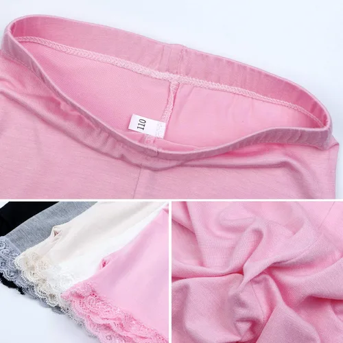 Vista 7 de BOOPH Ropa interior corta de encaje para niñas, ropa interior para jugar o ropa