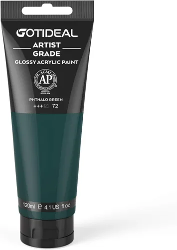 Vista 29 de GOTIDEAL - Pintura acrílica iridiscente, rojo camaleón, de 4.1 oz, no tóxicas, no se decoloran; ricos pigmentos para artistas adultos y niños