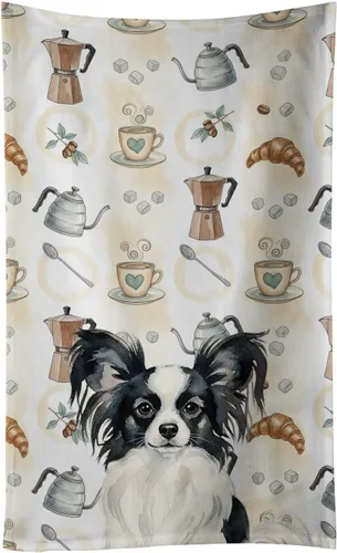 Vista 122 de Caroline's Treasures Afghan Hound - Toalla de cocina para barra de café, terciopelo frontal y lazo de algodón, lavable a máquina Sabueso afgano
