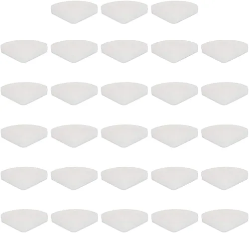 Vista 5 de uxcell Protectores de esquina para muebles, protectores de esquina para mesa, adhesivos de silicona suave, color negro, 1.181x1.181x0.354 in, 28