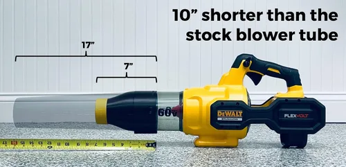 Vista 3 de Boquilla de secado de coche Stubby para sopladores de hojas DEWALT - 60V MAX (DCBL772B & DCBL777B)