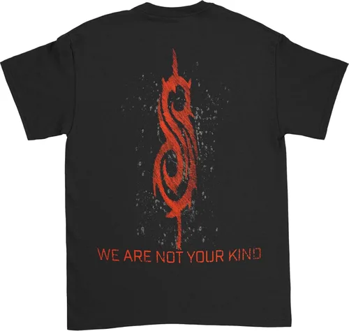 Vista 2 de Slipknot - Camiseta para hombre, diseño de logotipo de We are Not Your Kind