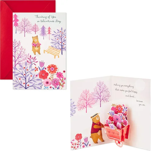 Vista 8 de Hallmark Paper Wonder Pop Up - Tarjeta de San Valentín para cualquier persona