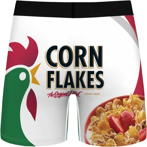 Vista 2 de Azuki Calzoncillos tipo bóxer para hombre, diseño digital 3D, cómodos, divertidos, divertidos, regalos de broma, ropa interior de Navidad