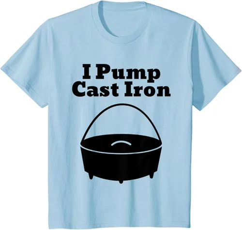 Vista 8 de I Pump - Camiseta de hierro fundido para cocinar al horno holandés