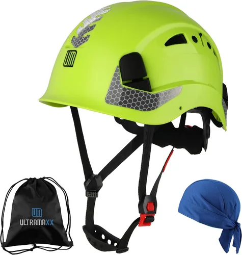Vista 11 de UM ULTRAMAXX Safety Helmet Hard Hat, ANSI Z89.1 Approved Lightweight Vented Work Helmet, 6-Point Adjustable Ratchet Suspension Hardhat Ideal for