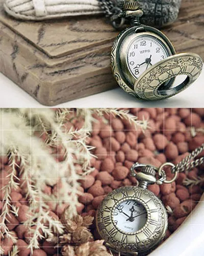 Vista 5 de Young & Forever Valentine - Reloj de pulsera para mujer (bronce valentino, diseño griego)