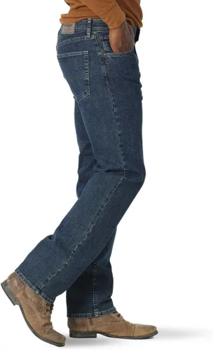 Vista 2 de Wrangler Authentics Comfort Flex Waist - Jeans de ajuste estándar para hombre