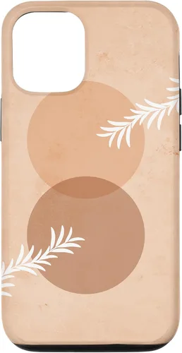 Vista 26 de iPhone 16 Moon Phases Plant Boho Beige Terracotta Bohemian Aesthetic Case