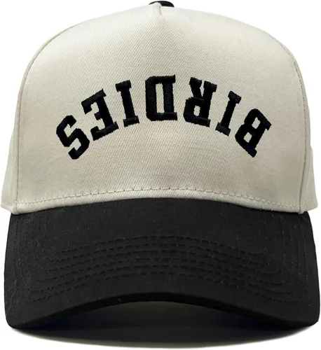 Vista 140 de Funky Junque Gorra de béisbol de 2 tonos para camionero adulto Misbehavin' - Leopardo/Beige