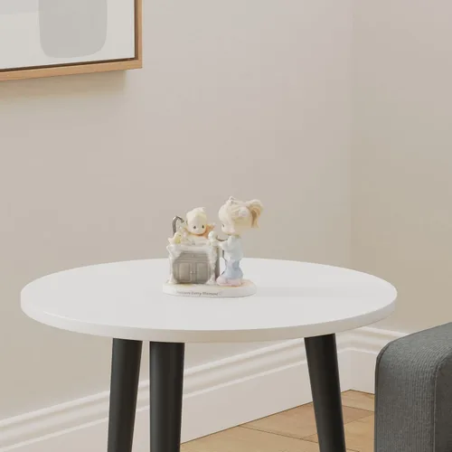 Vista 2 de Precious Moments 192018 Treasure Every Moment - Figura de porcelana de bisque para mamá y bebé